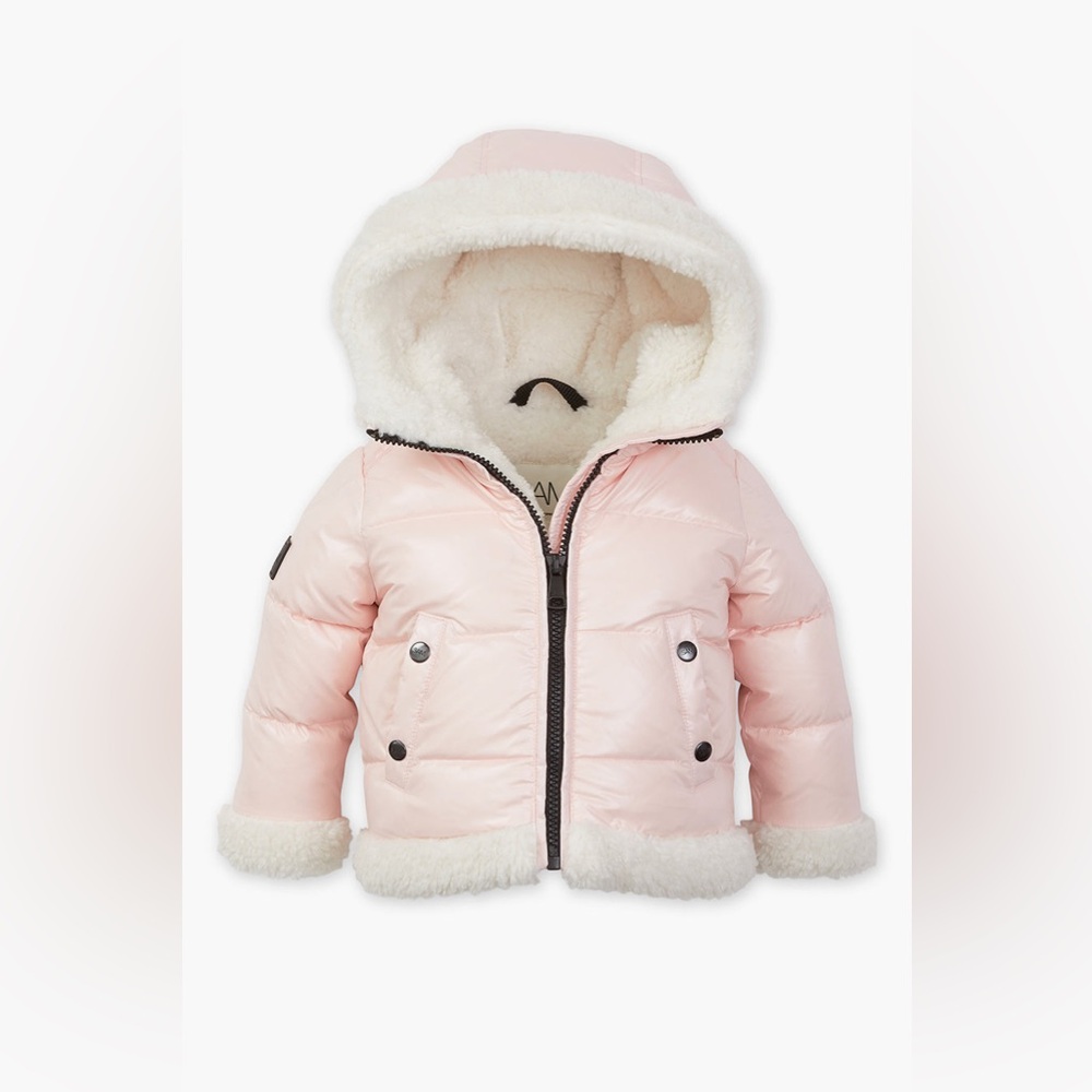 SAM. Blizzard Faux Shearling Puffer Jacket - Baby 6-12 M
